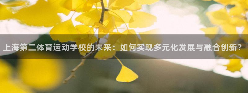 k1体育app下载链接：上海第二体育运动学校的未来：如何实现多元化发展与融合创新？